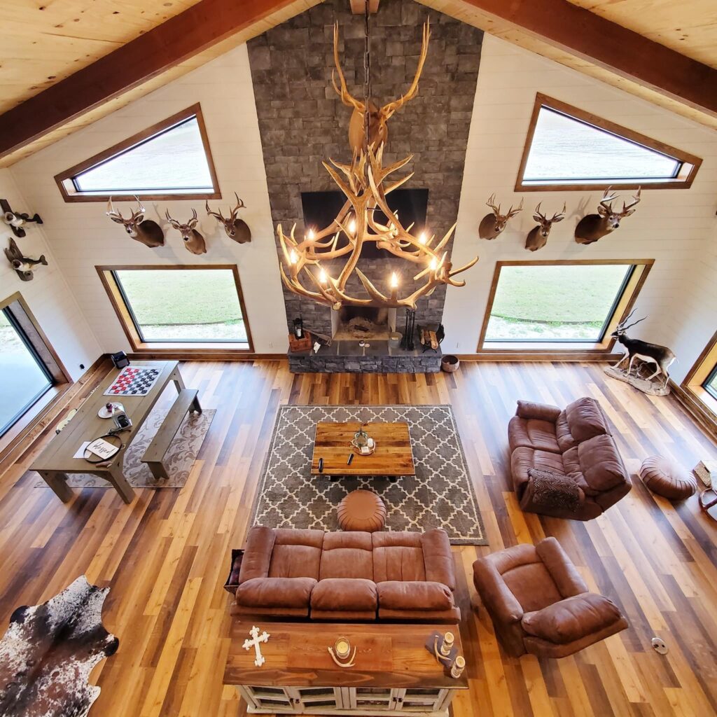 Georgia barndominium interior